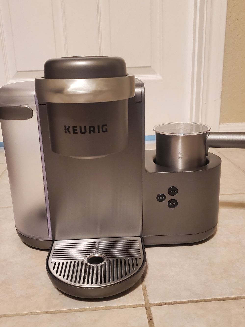 Keurig Silver Gray Single-Serve Coffee & Latte Maker